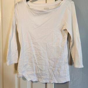 Merona Ribbed 3/4 sleeve top tshirt